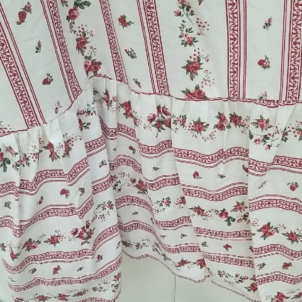 Joie Cream and Red Striped Floral Maxi Skirt - Picture 4 of 7